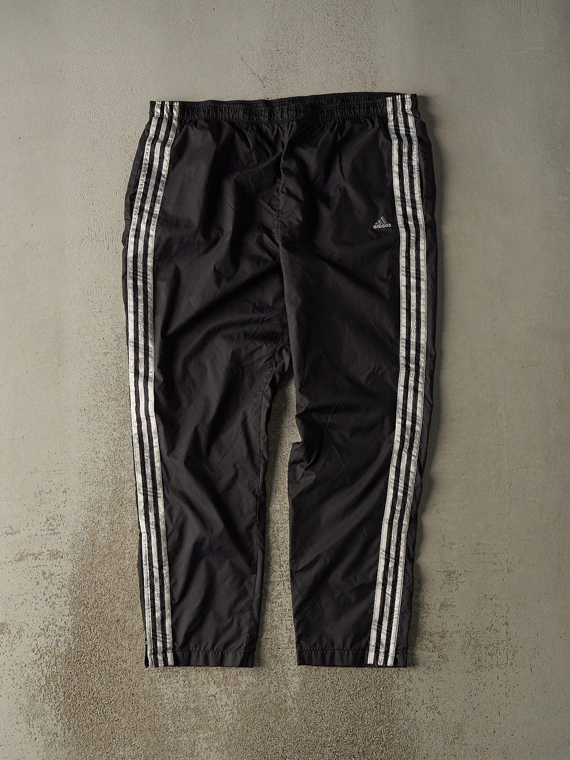 Vintage 90s Black Adidas Striped Track Pants (40x31) – Rebalance