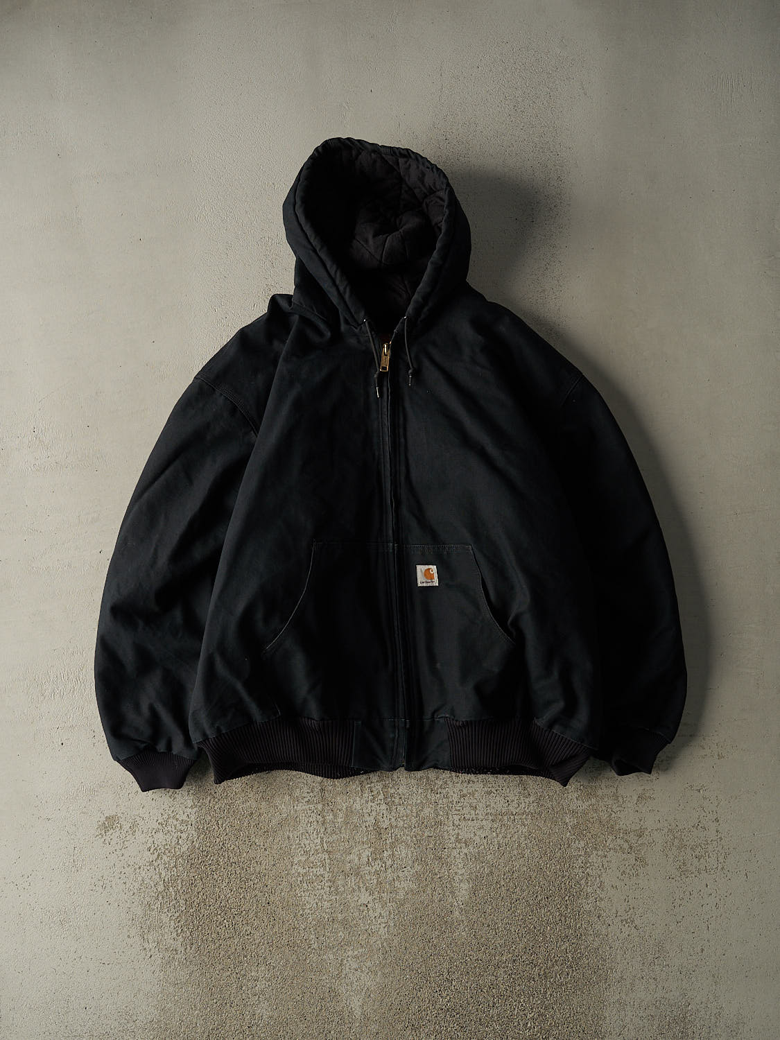 Vintage Y2K Black Carhartt Hooded Active Jacket (XXXL) – Rebalance