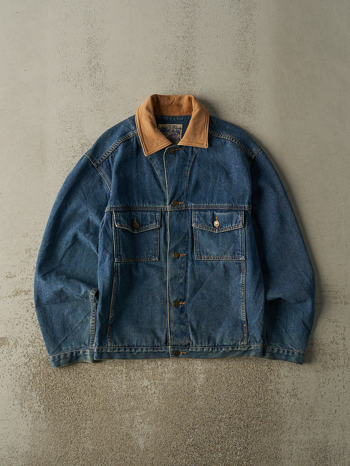 Vintage 90s Dark Wash Northern Spirit Denim Jacket (S/M