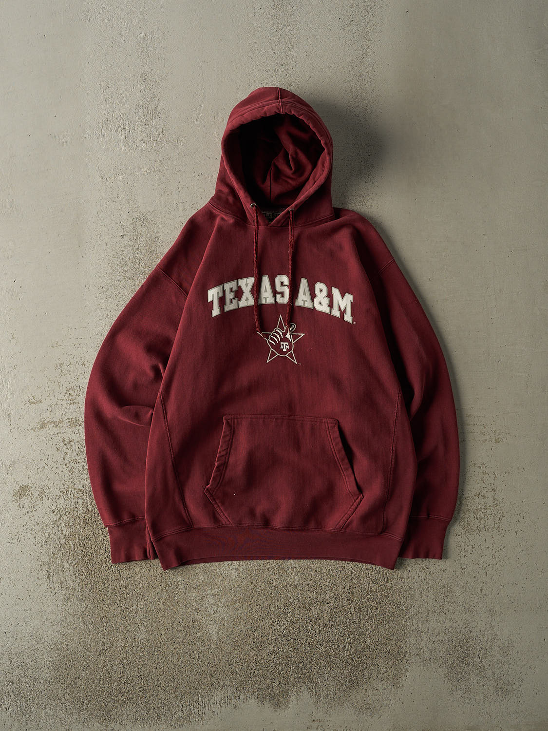 トップス 90s Russell Athletic Texas A&M Hoodie Vintage 90s Burgundy Texas A&M Hoodie (XL) – Rebalance Vintage