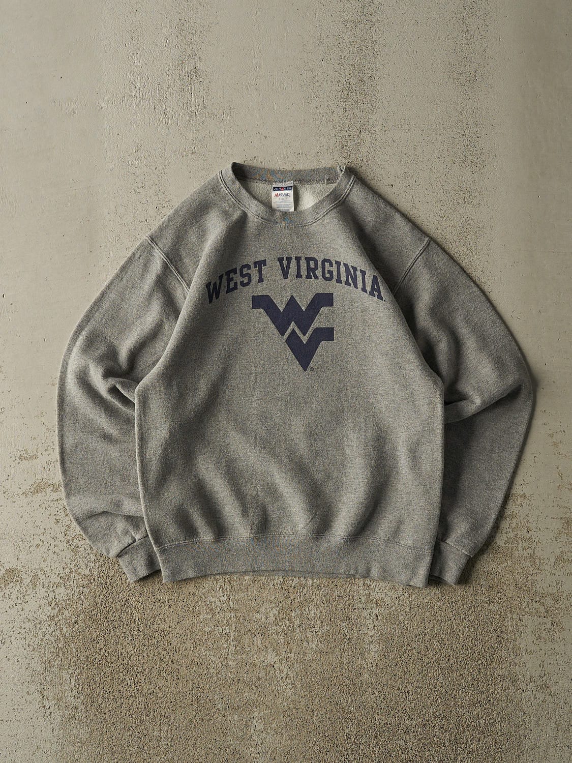 Vintage 90s Grey West Virginia Crewneck (S) – Rebalance Vintage