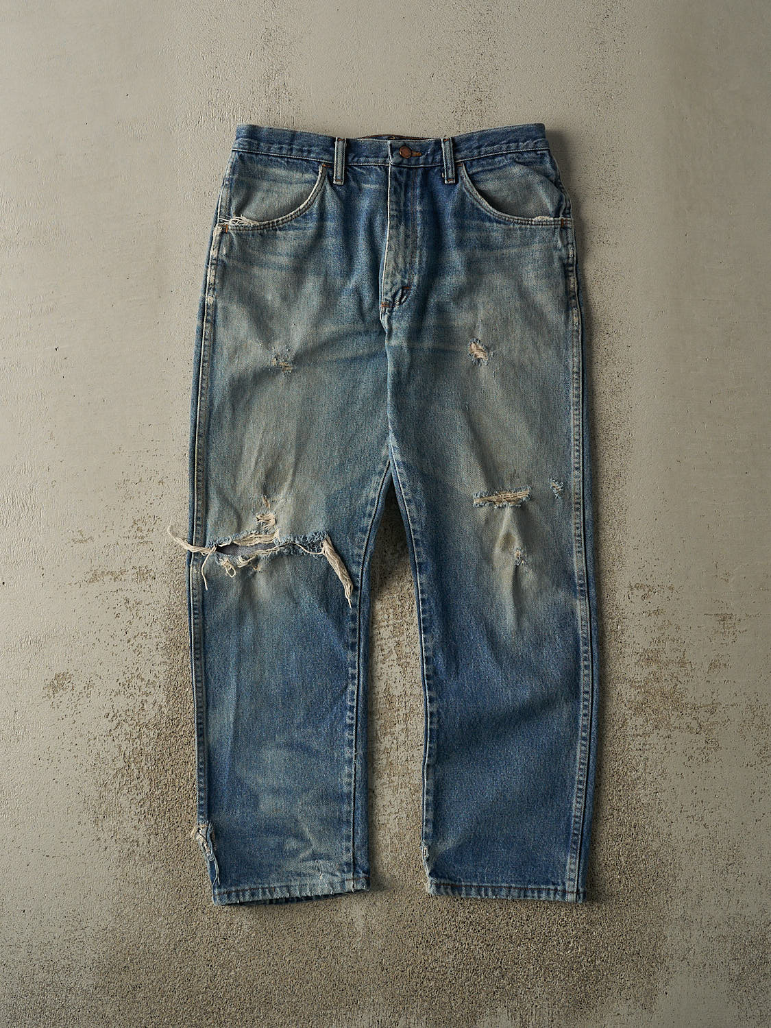 Vintage 90s Mid Wash Rustler Jeans (32x29) – Rebalance Vintage