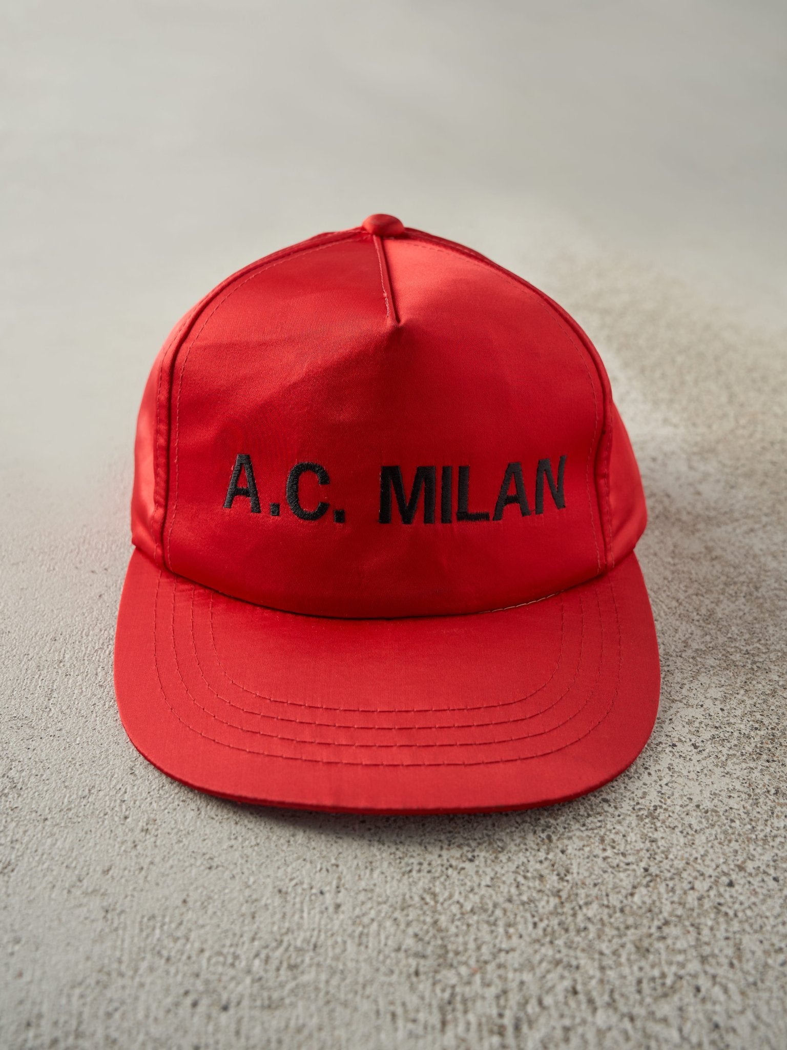 AC ミラン90’s Cap  90s Vintage Style AC Milan Snapback Hat - Etsy UK