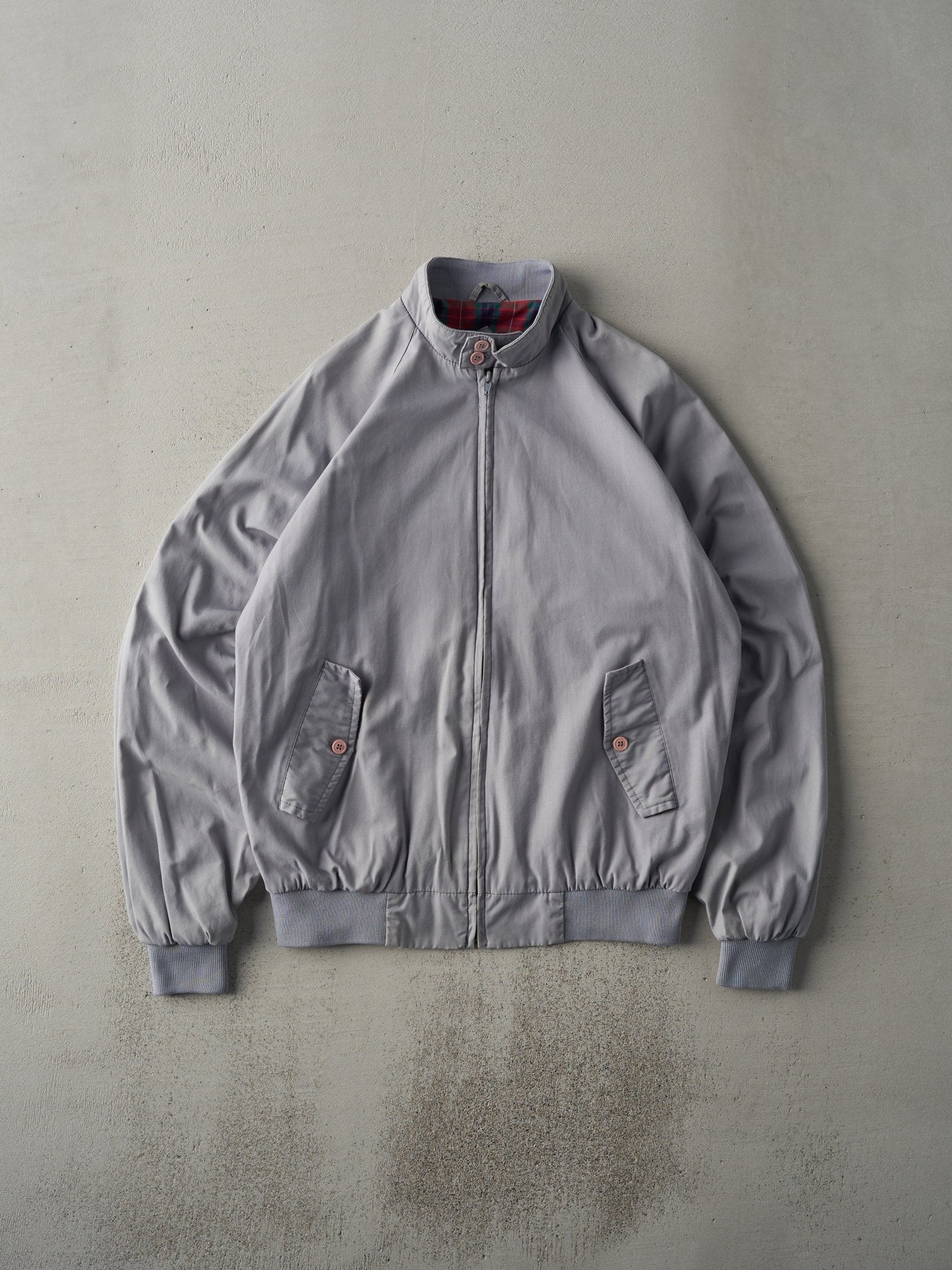 Vintage 90’s American flag grey knit zip up jacket