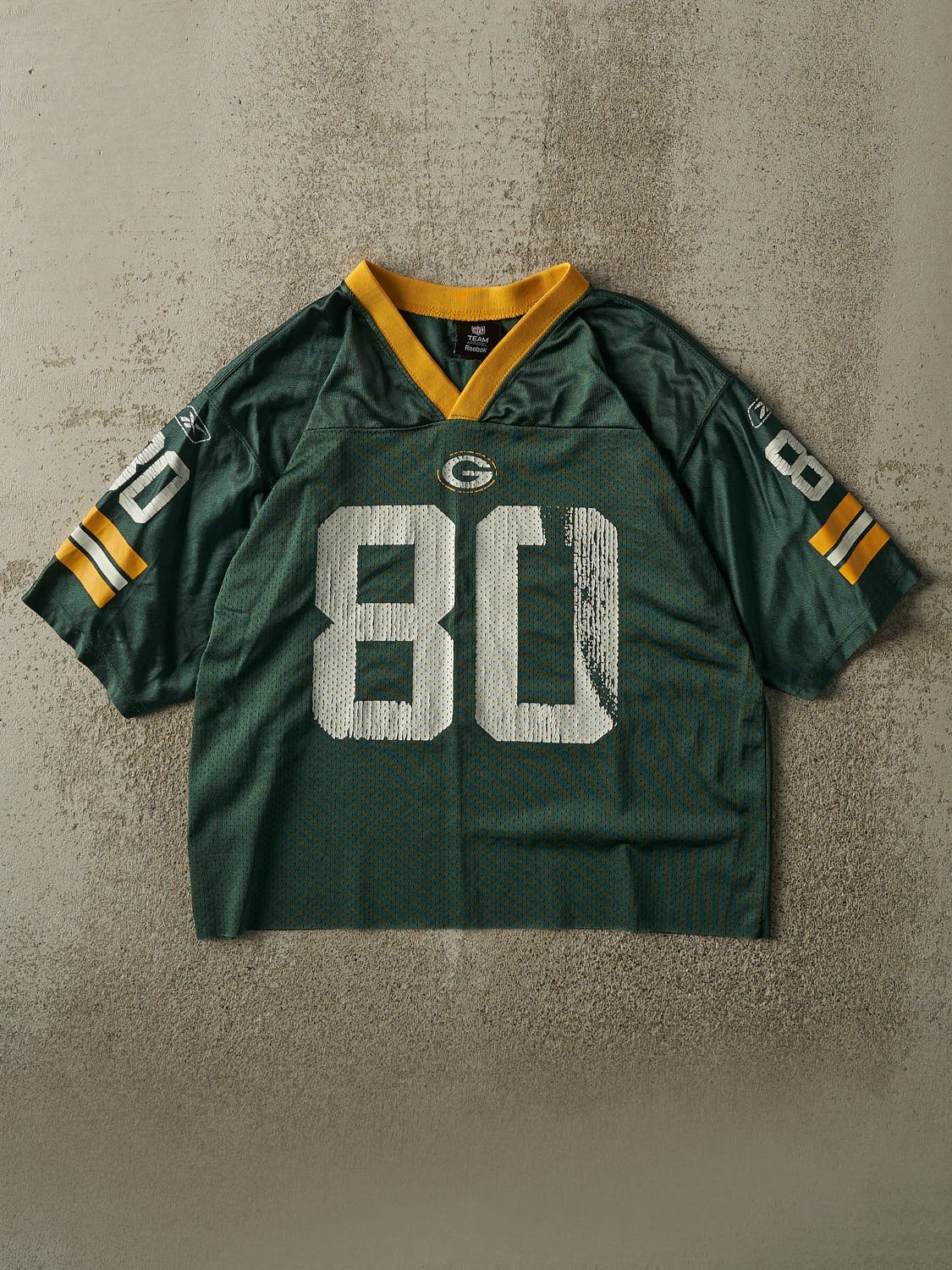 Vintage Y2K Green Green Bay Packers Donald Driver #80 Cropped