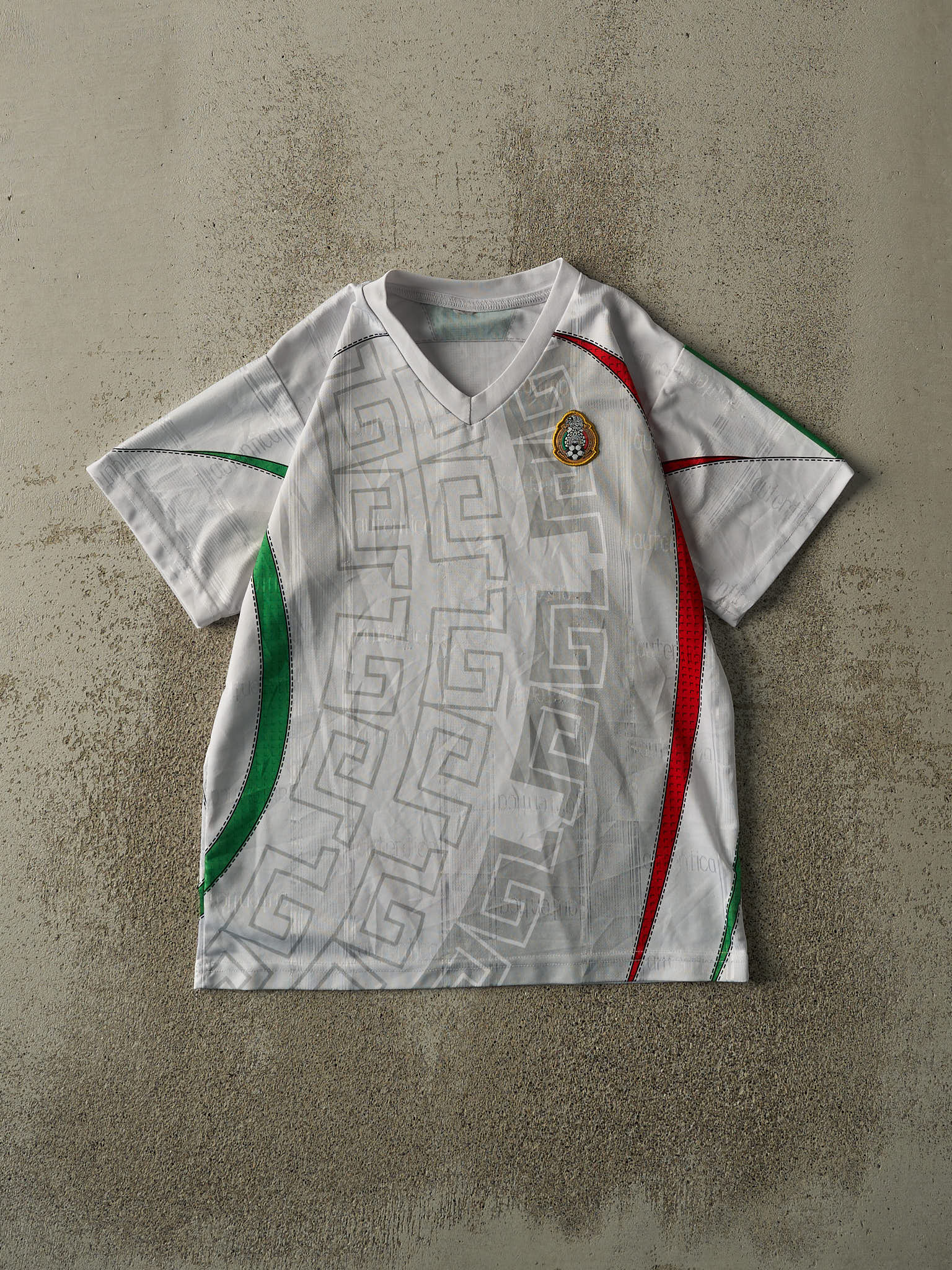 Vintage Y2K White Mexico Soccer Jersey (XS/S) – Rebalance Vintage