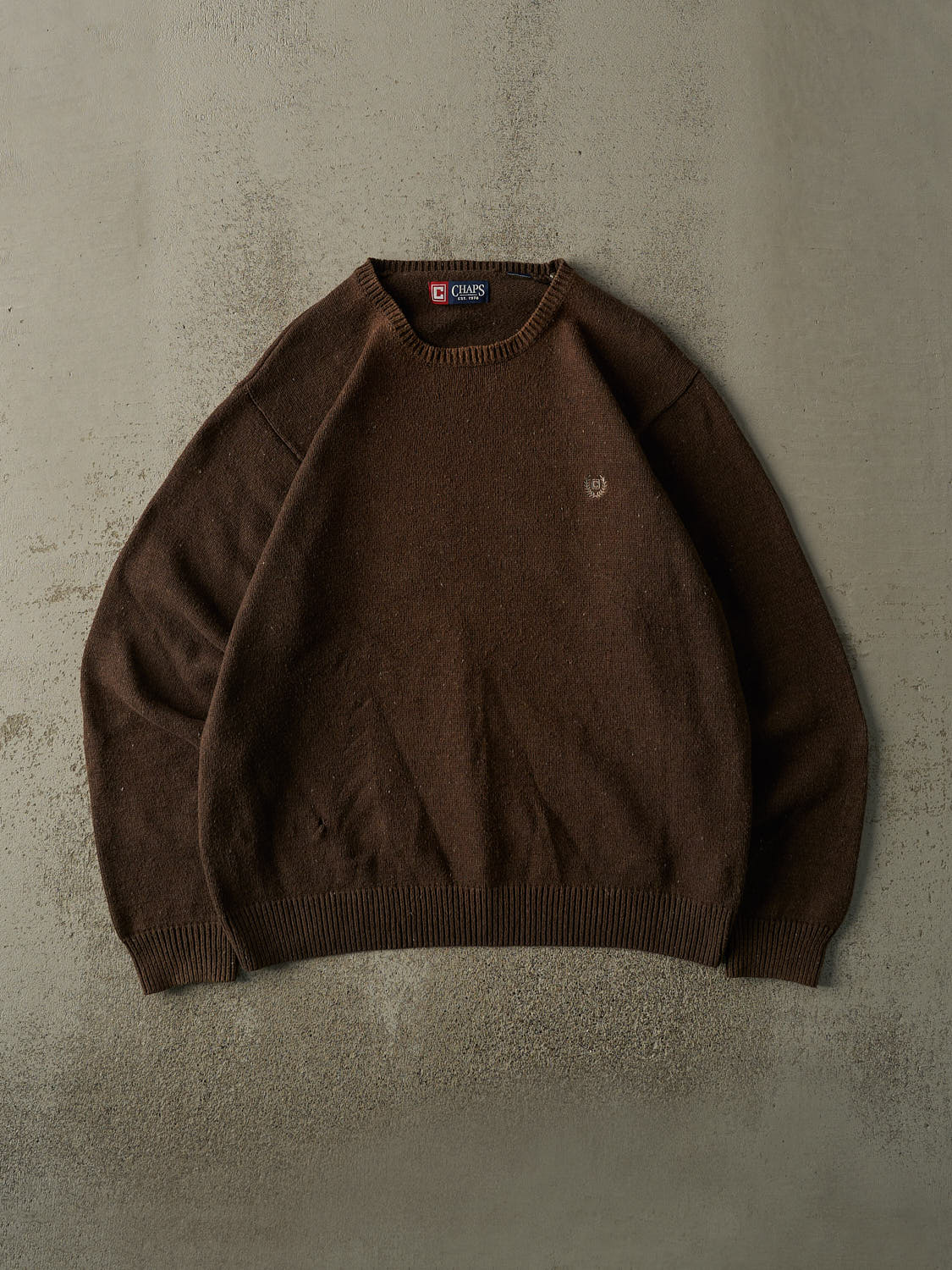 Vintage 90s Brown Chaps Embroidered Knit Pullover (XL) – Rebalance