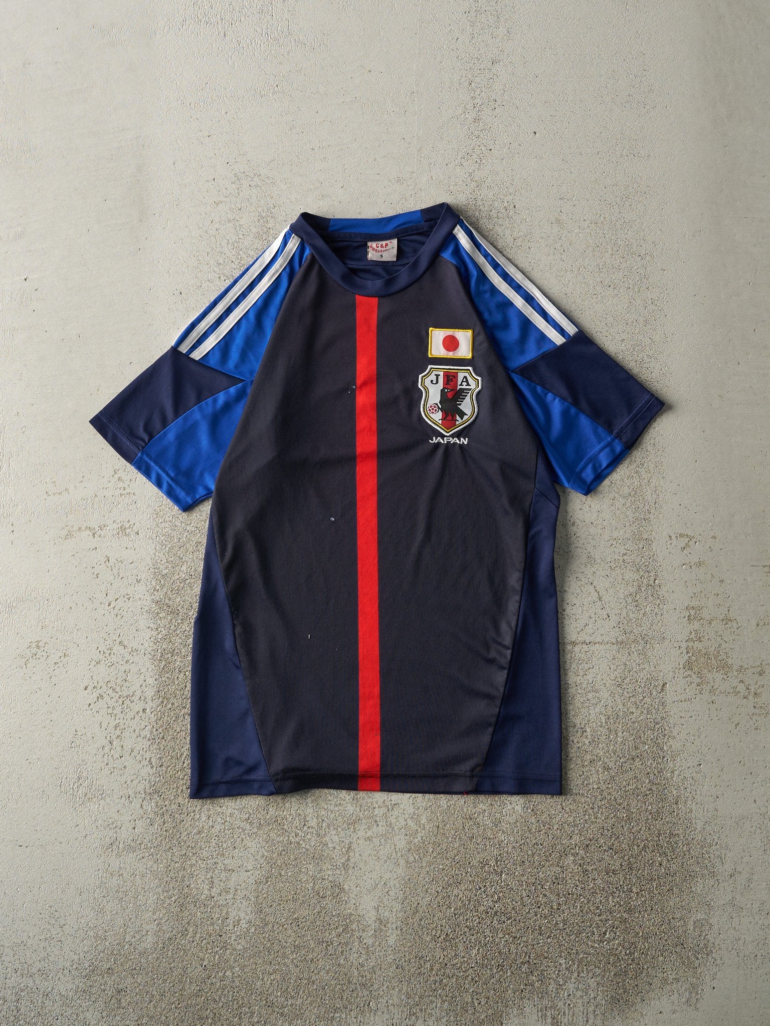 Vintage Y2K Navy Blue Japan JFA Soccer Jersey (S/M) – Rebalance