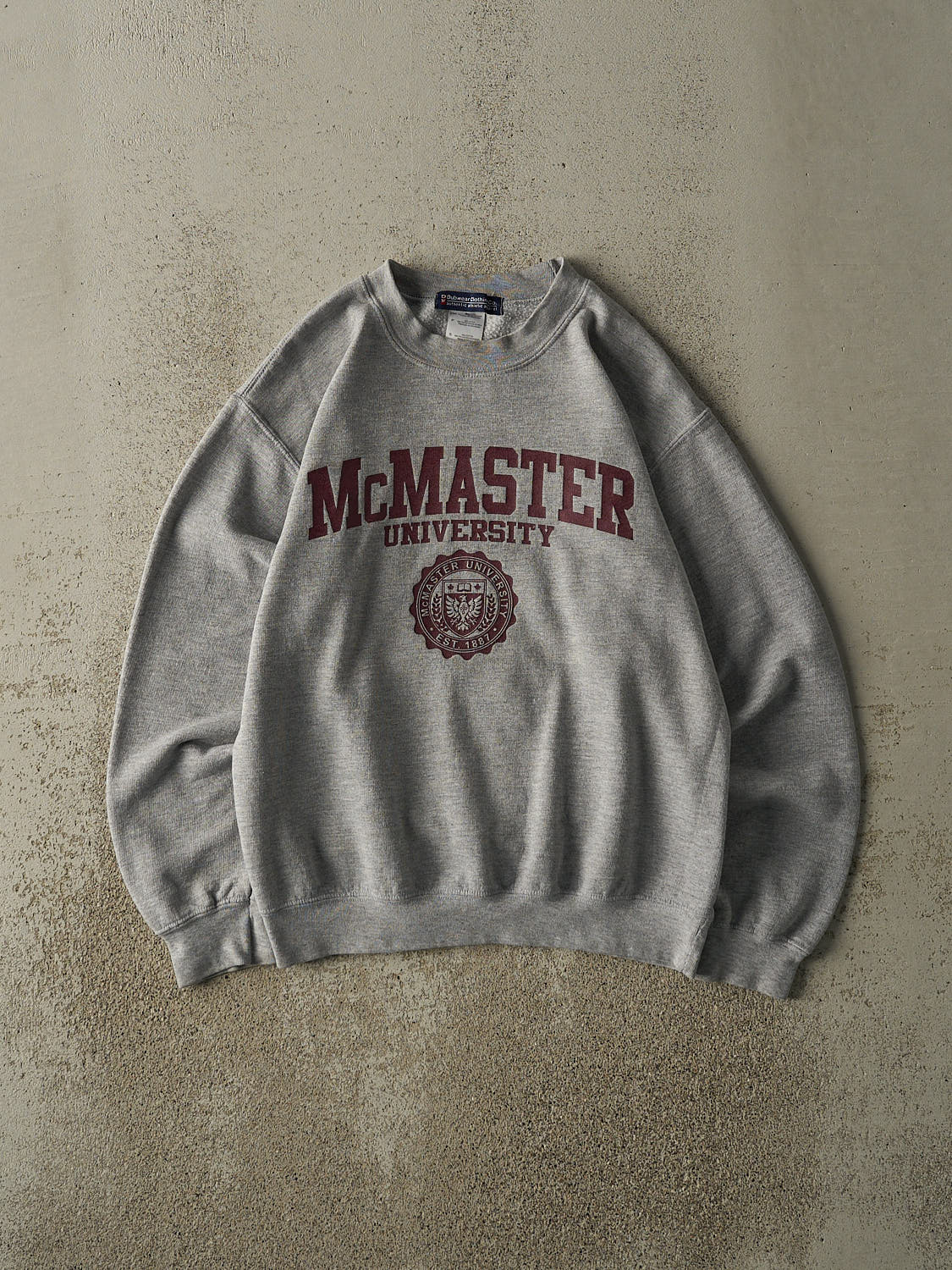 Vintage Y2K Grey McMaster University Crewneck (S/M) – Rebalance