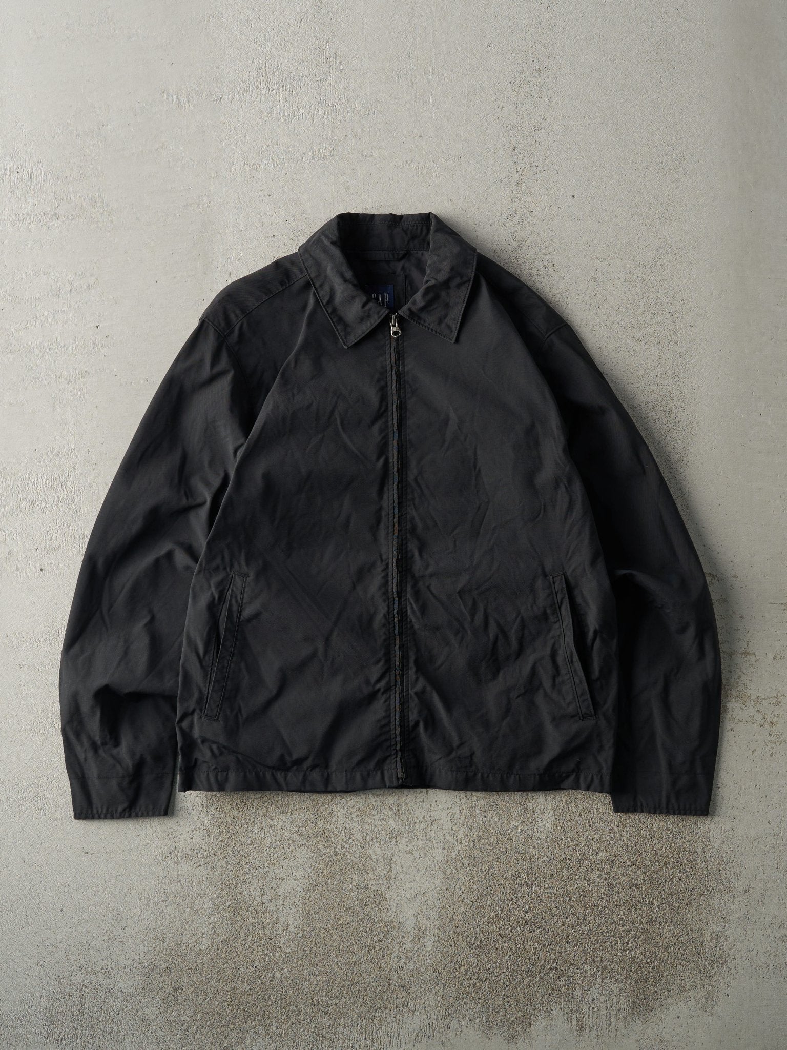 Vintage Y2K Black Gap Harrington Style Jacket (M) – Rebalance Vintage