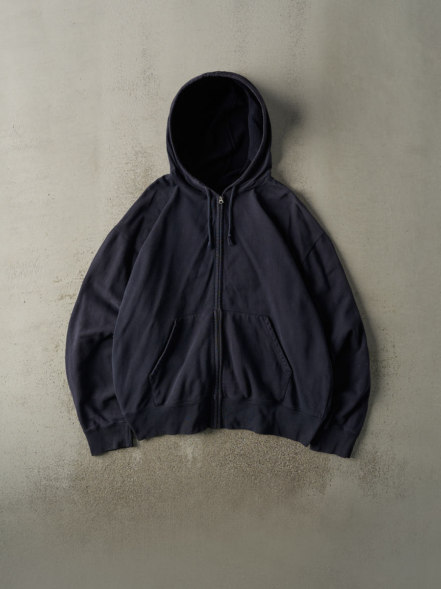 Vintage 90s Navy Blue Gap Zip Up Hoodie (XXL) – Rebalance Vintage
