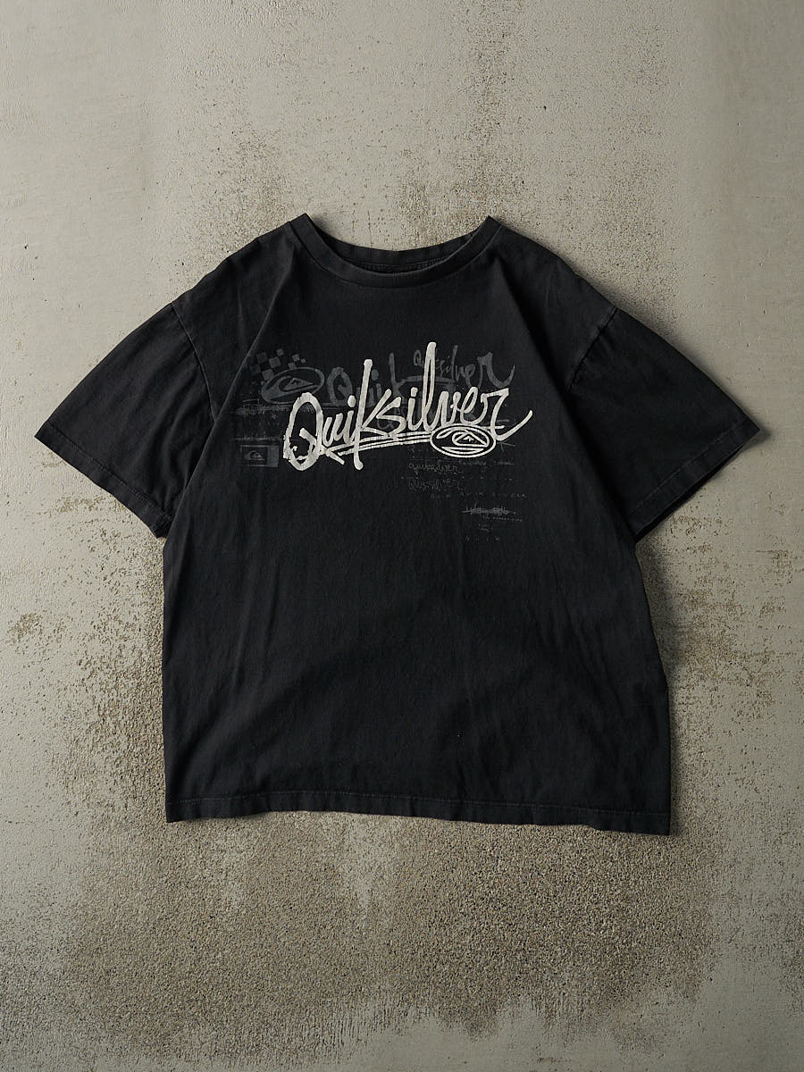 Vintage Y2K Black Quiksilver Logo Tee (L/XL) – Rebalance Vintage