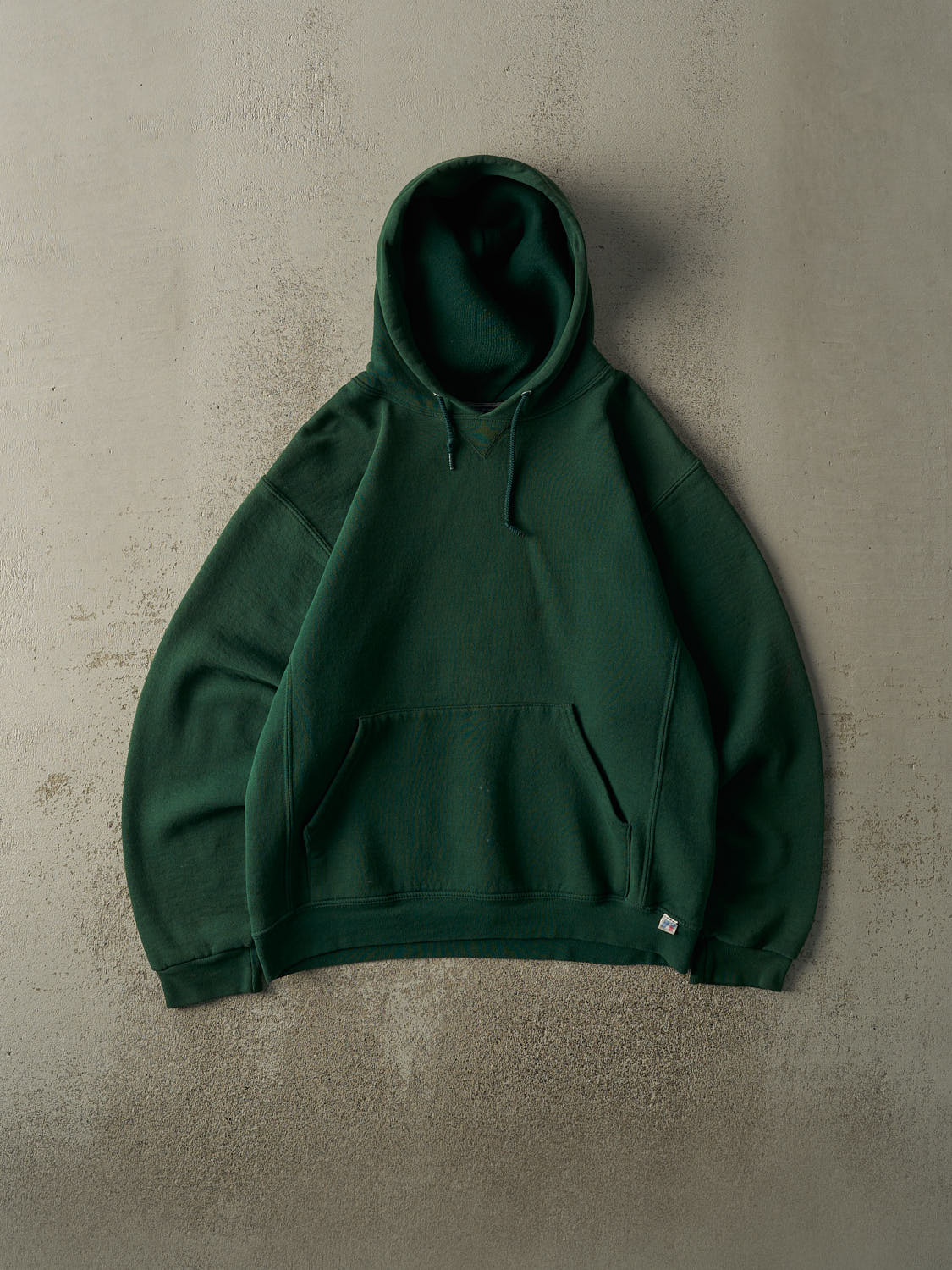 Vintage Y2K Green Russell Athletic Blank Hoodie (M/L) – Rebalance