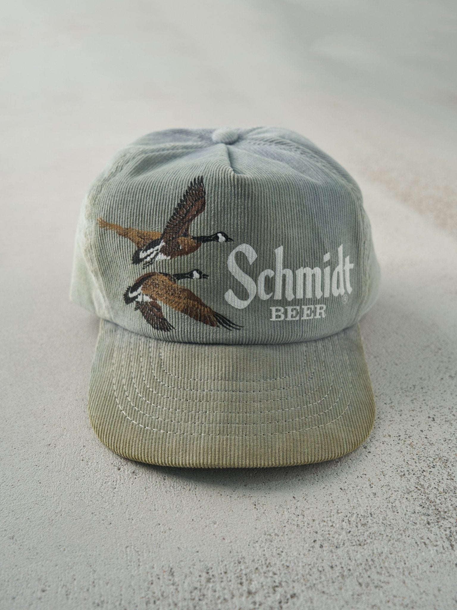 80's Mann Packing Company Corduroy Hat by Designer Award Headwear