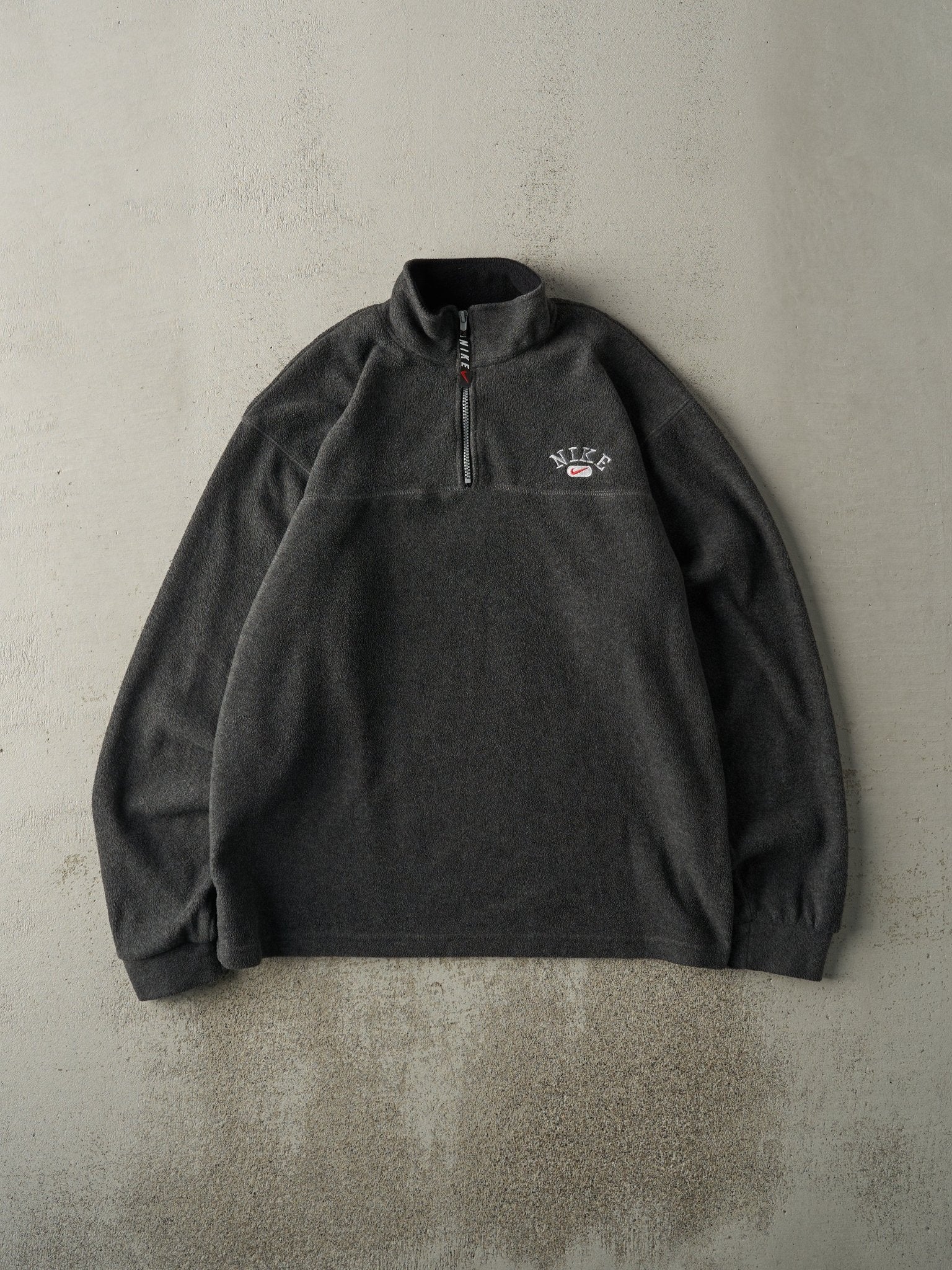 nike quarter zip fleece vintage