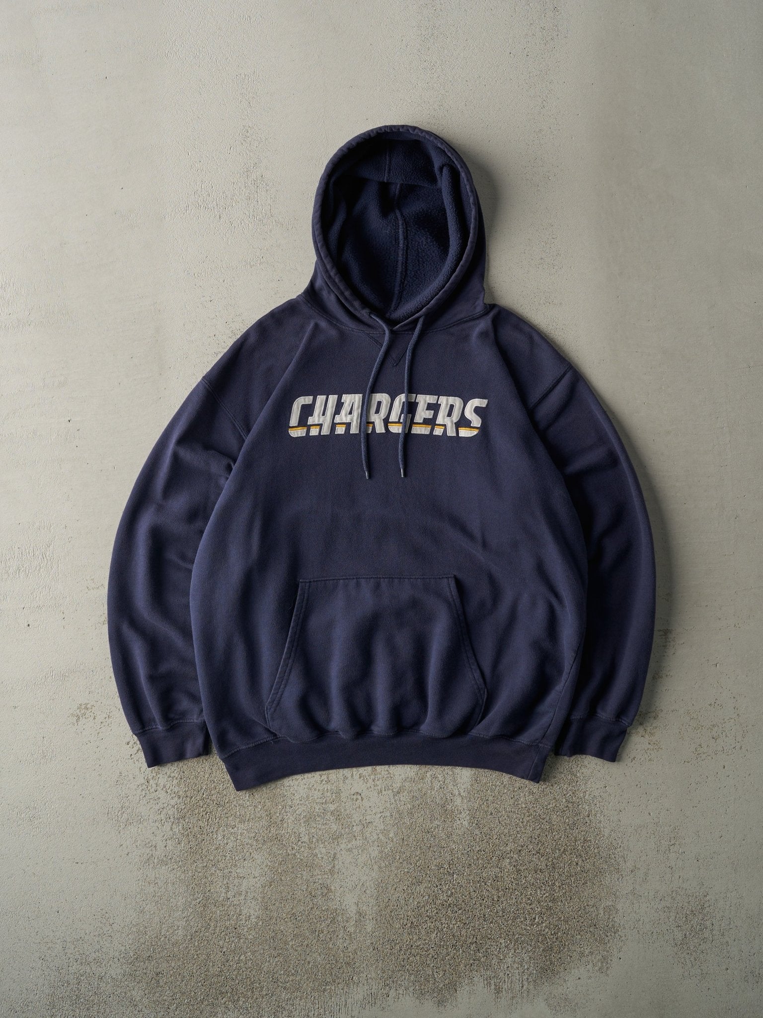 Vintage 90s Navy Blue San Diego Chargers Embroidered Hoodie (L