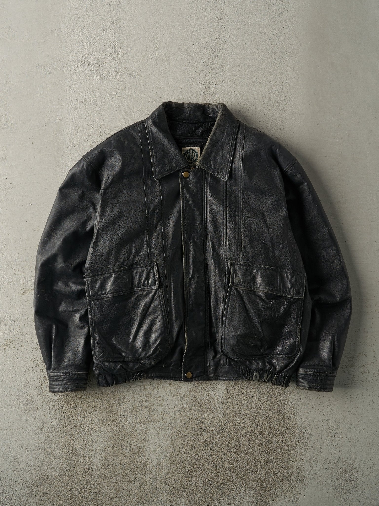 【美品が安い！】 90s Leather jacket (black) 90's Oversized Leather Jacket, Vintage Leather Jacket