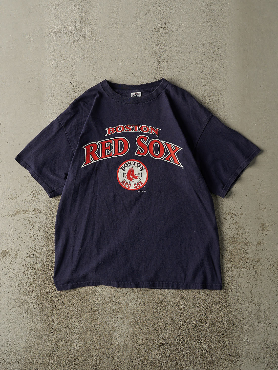 Vintage 04' Navy Blue Boston Red Sox Tee (L) – Rebalance Vintage