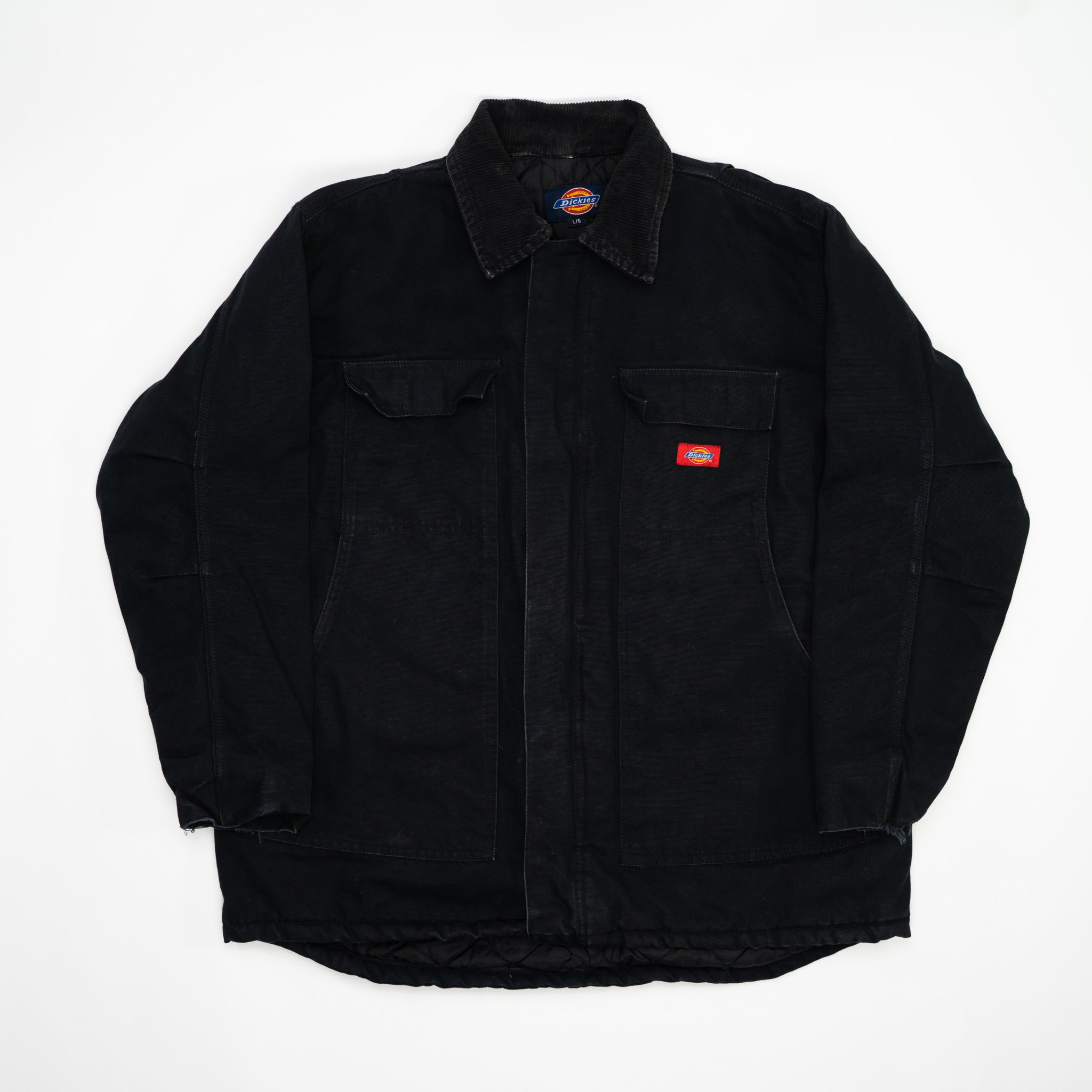 Vintage Black Dickies Collared Workwear Jacket (XL/XXL