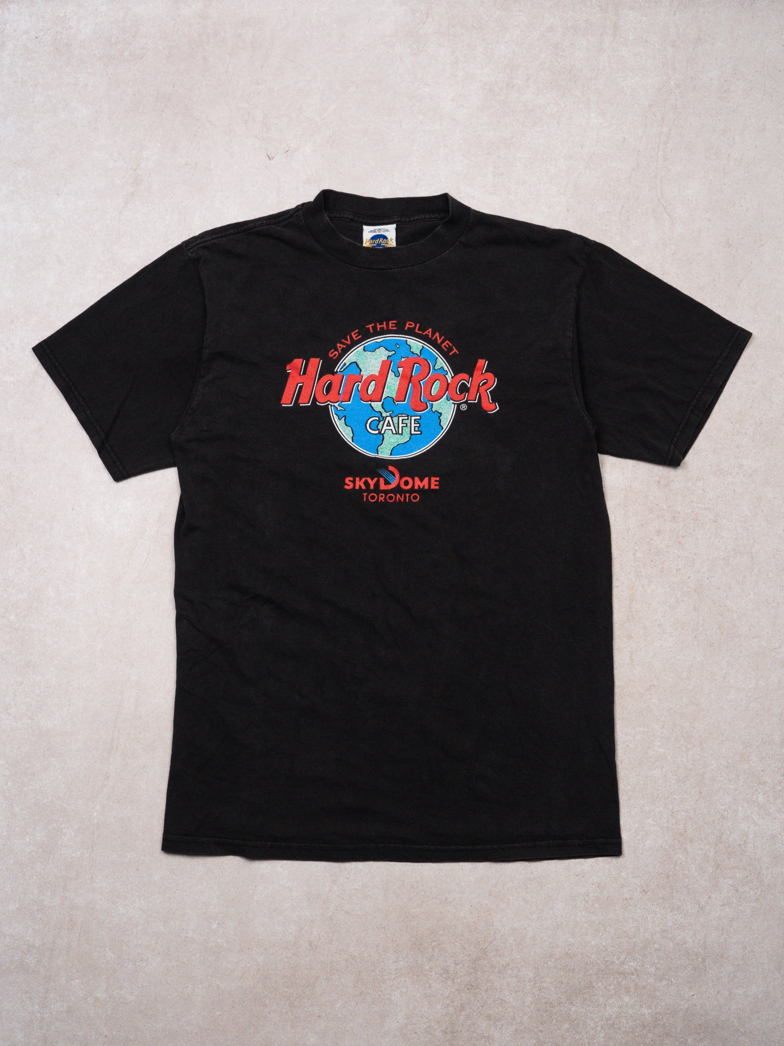 Vintage RARE 90s Black Hard Rock Cafe Skydome Toronto Tee (S Vintage RARE 90s Black Hard Rock Cafe Skydome Toronto Tee (S