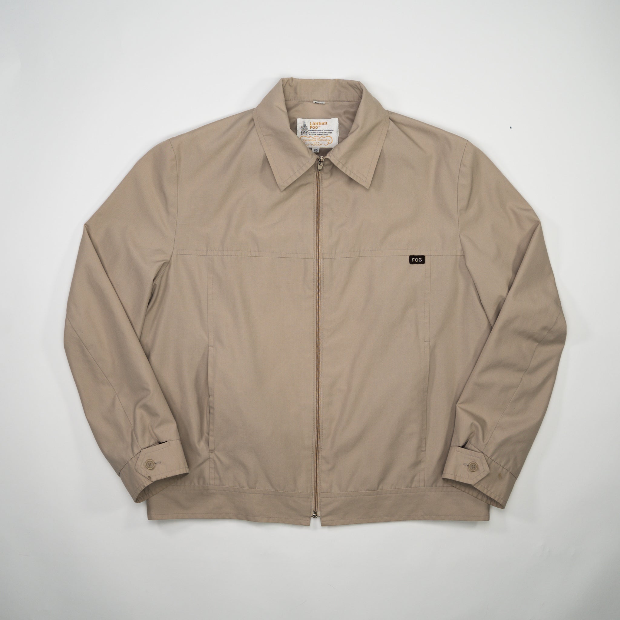 Vintage Beige London Fog Harrington Jacket (L) – Rebalance Vintage