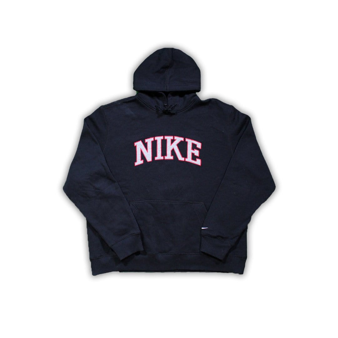 Vintage Black Red Nike Block Letter Hoodie – Rebalance Vintage