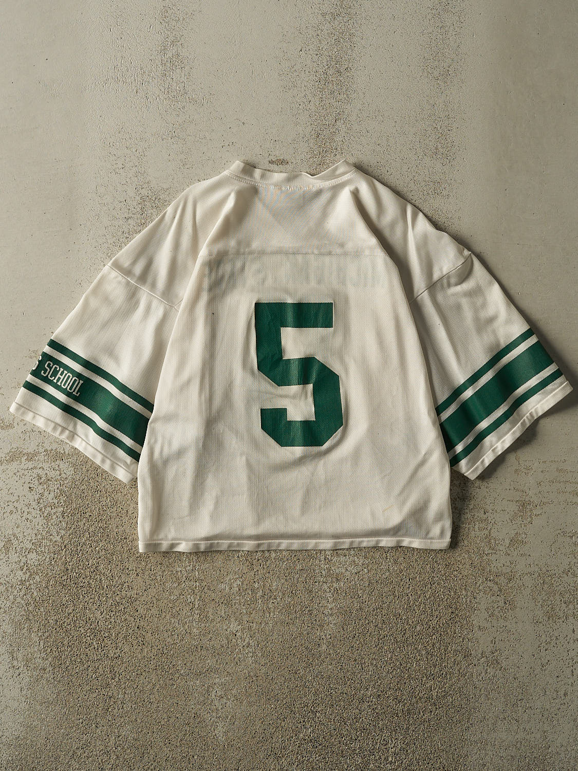 Vintage 90s White Michigan State University #5 Football Jersey (S)