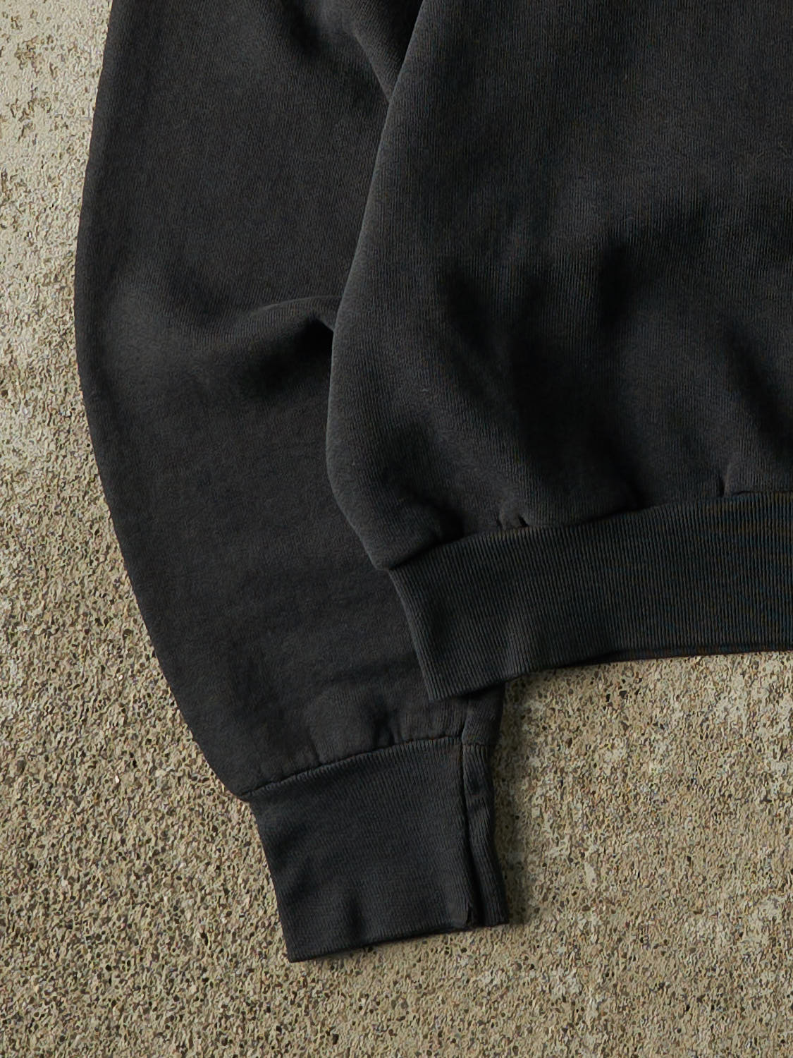 Vintage 80s Faded Black Guess Paris Embroidered Crewneck (XS)