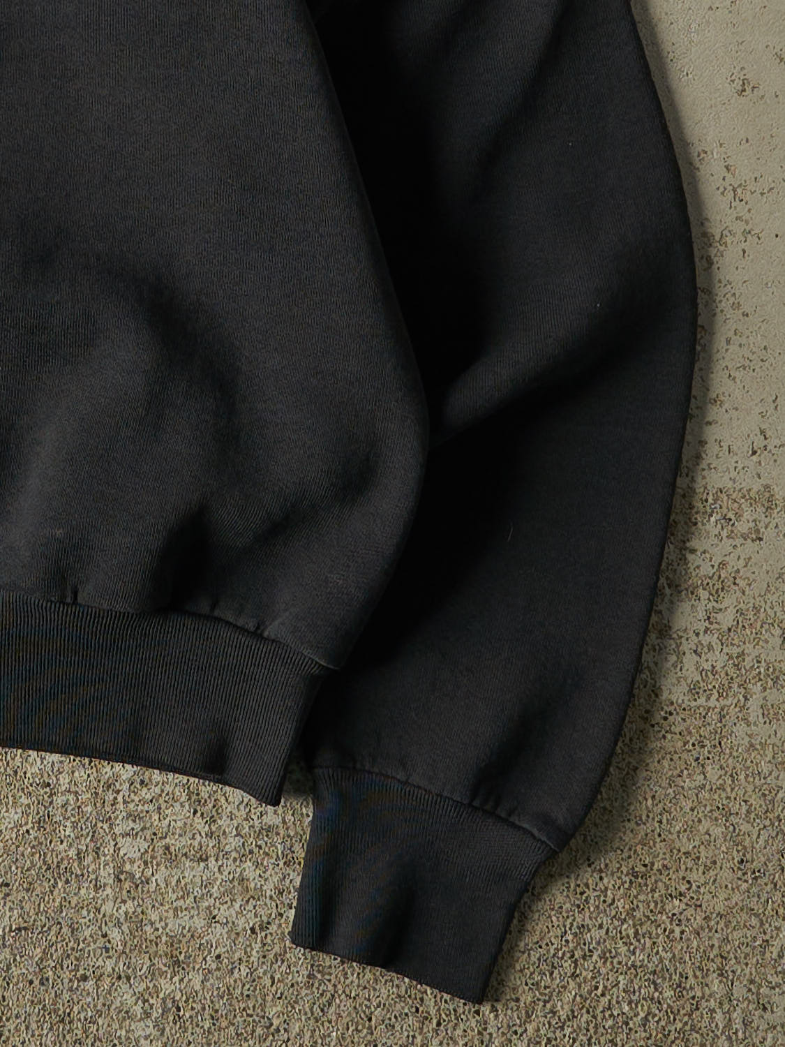 Vintage 80s Faded Black Guess Paris Embroidered Crewneck (XS)