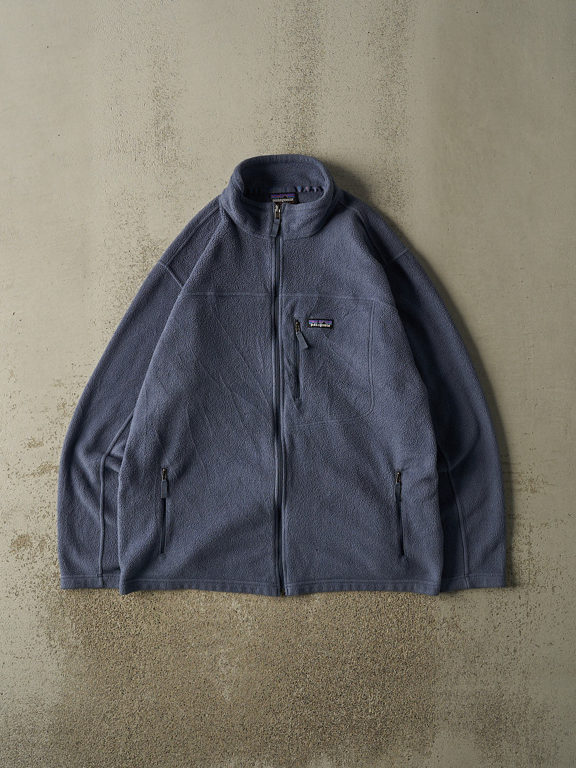 Vintage Y2K Blue Patagonia Synchilla Zip Up Fleece (XL/XXL)