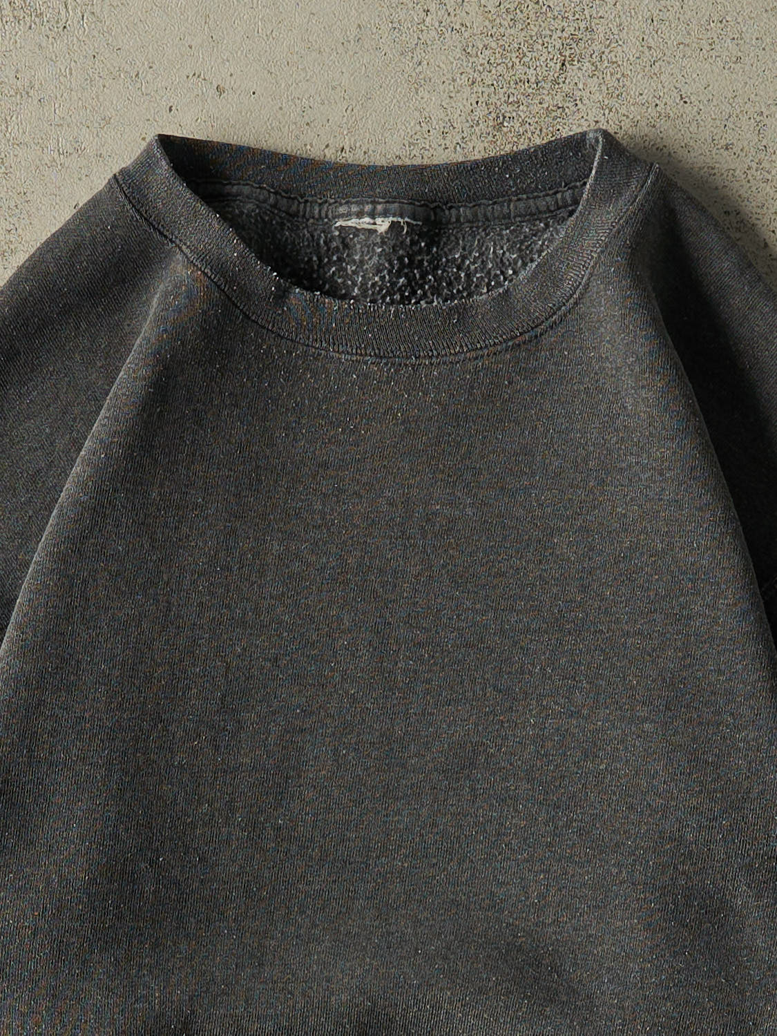 Vintage 90s Charcoal Grey Blank Crewneck (M)
