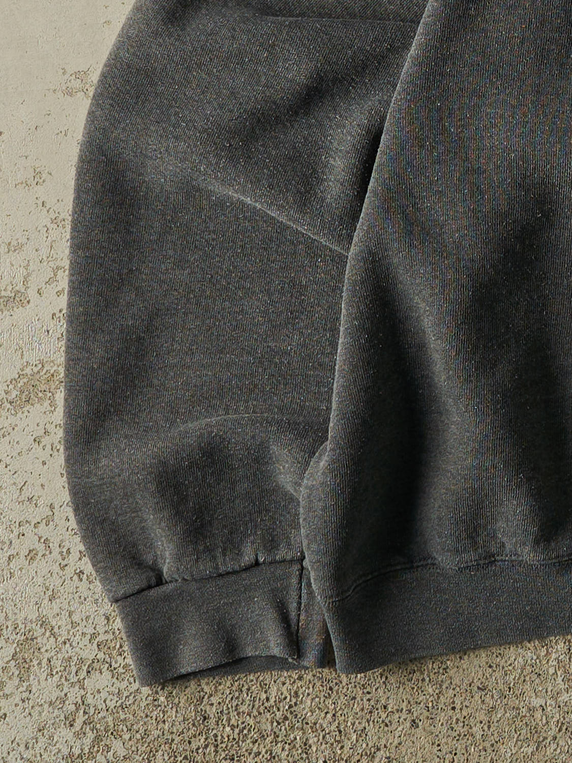Vintage 90s Charcoal Grey Blank Crewneck (M)