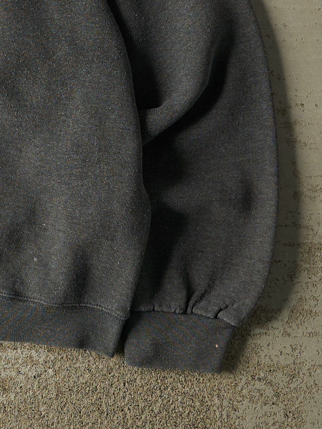 Vintage 90s Charcoal Grey Blank Crewneck (M)