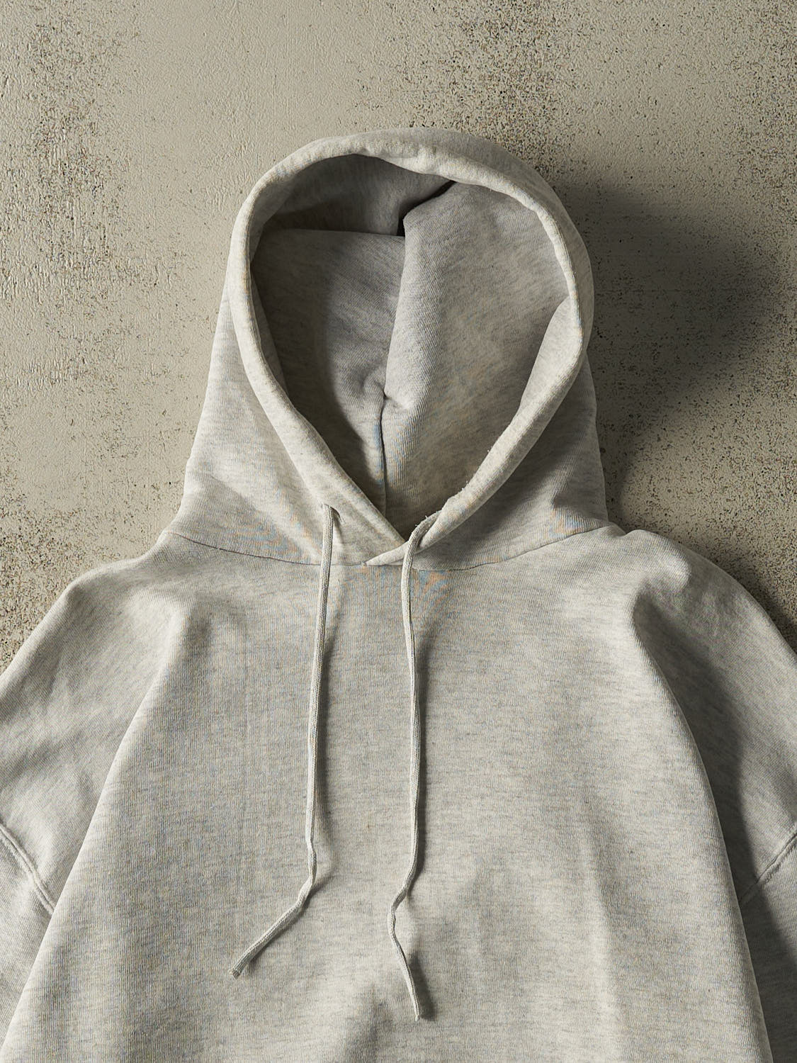 Vintage 90s Heather Grey Russell Athletic Blank Hoodie (L)
