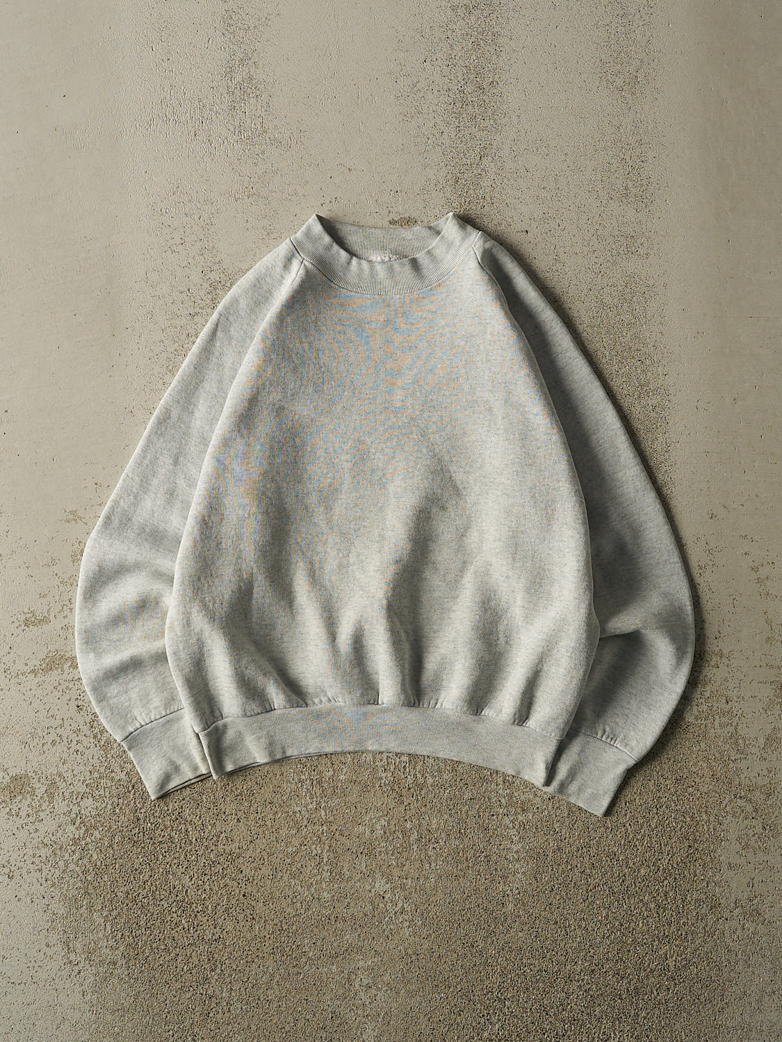 Vintage 80s Heather Grey Blank Crewneck (XS/S)