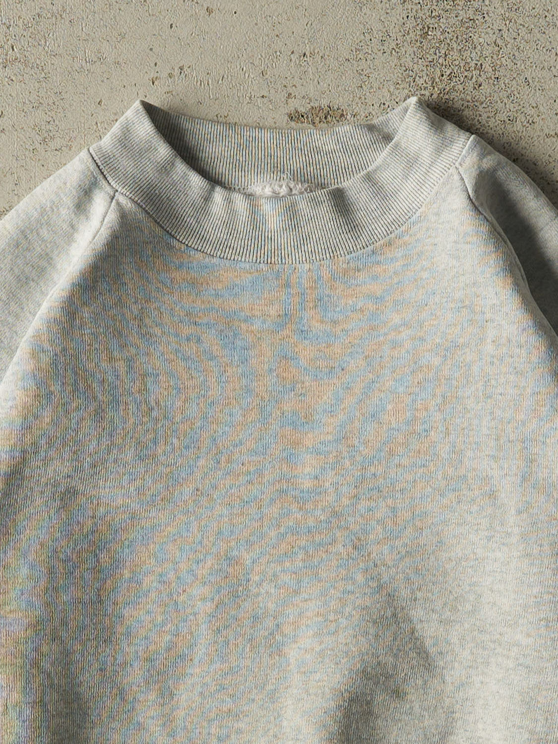 Vintage 80s Heather Grey Blank Crewneck (XS/S)