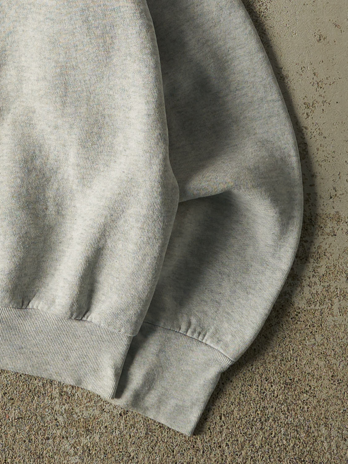 Vintage 80s Heather Grey Blank Crewneck (XS/S)