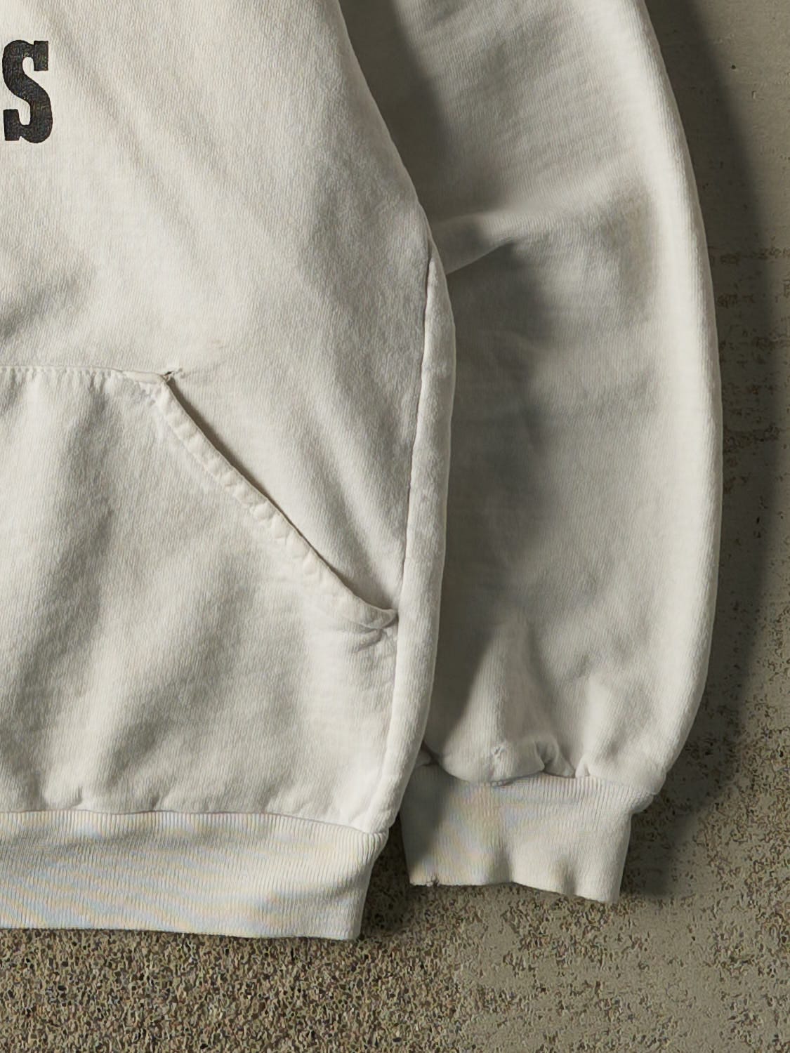 Vintage 91' Beige Winnipeg Blue Bombers Football Lightweight Hoodie (L)