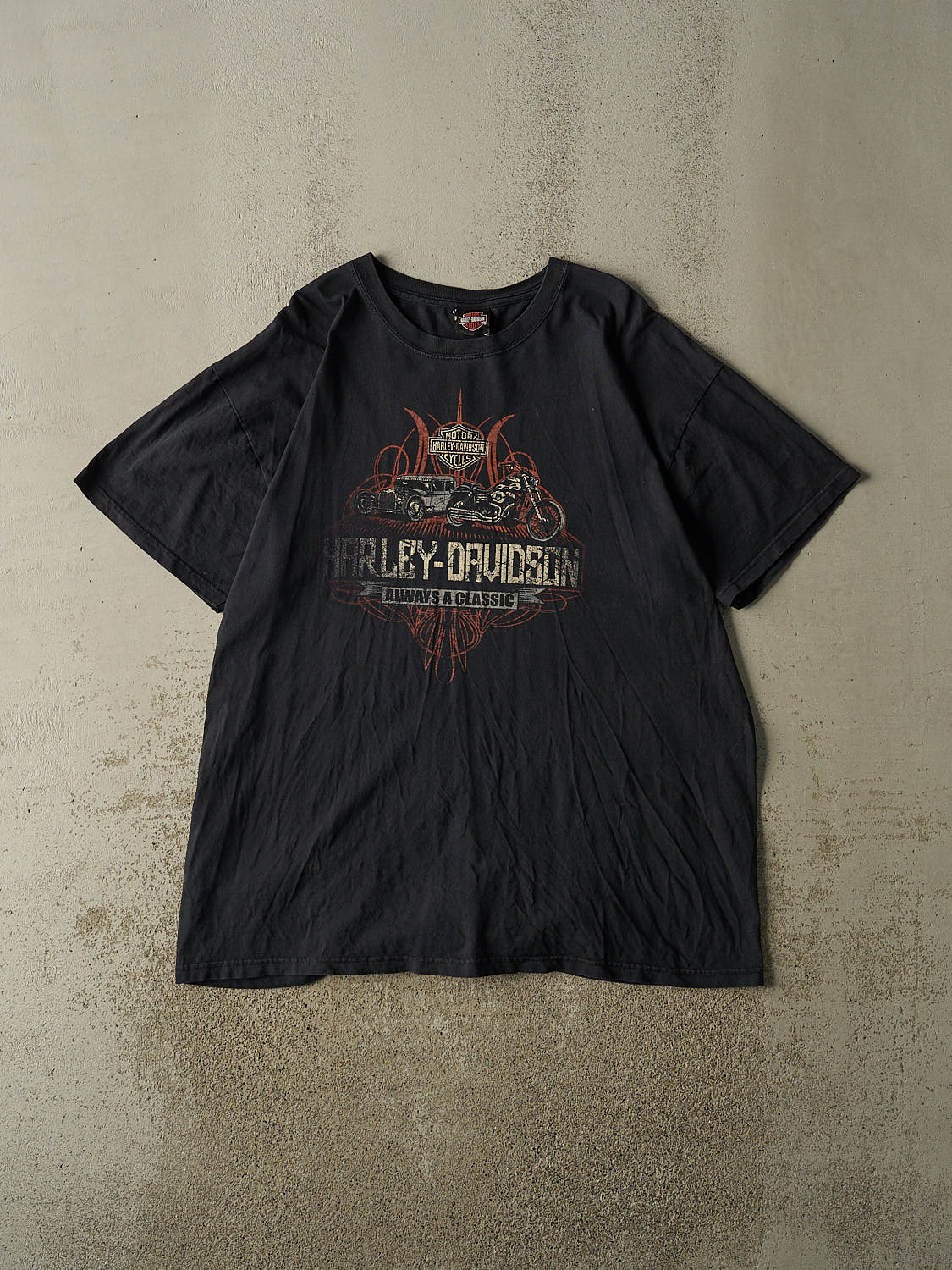Vintage 11' Black Harley Davidson Milwaukee WI Tee (XXXL)