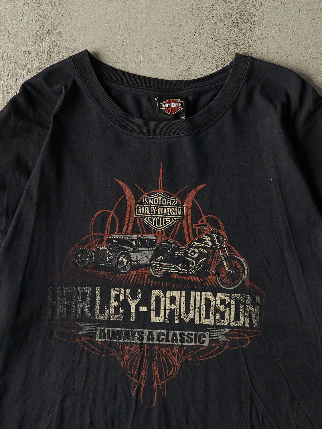 Vintage 11' Black Harley Davidson Milwaukee WI Tee (XXXL)