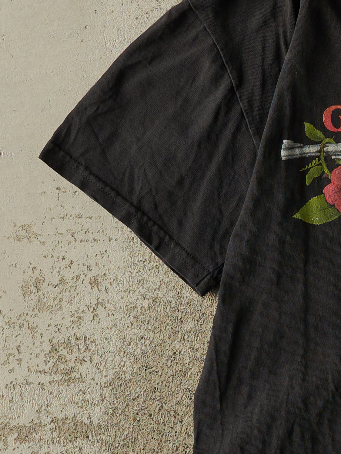 Vintage Y2K Faded Black Guns N' Roses Band Tee (XS/S)