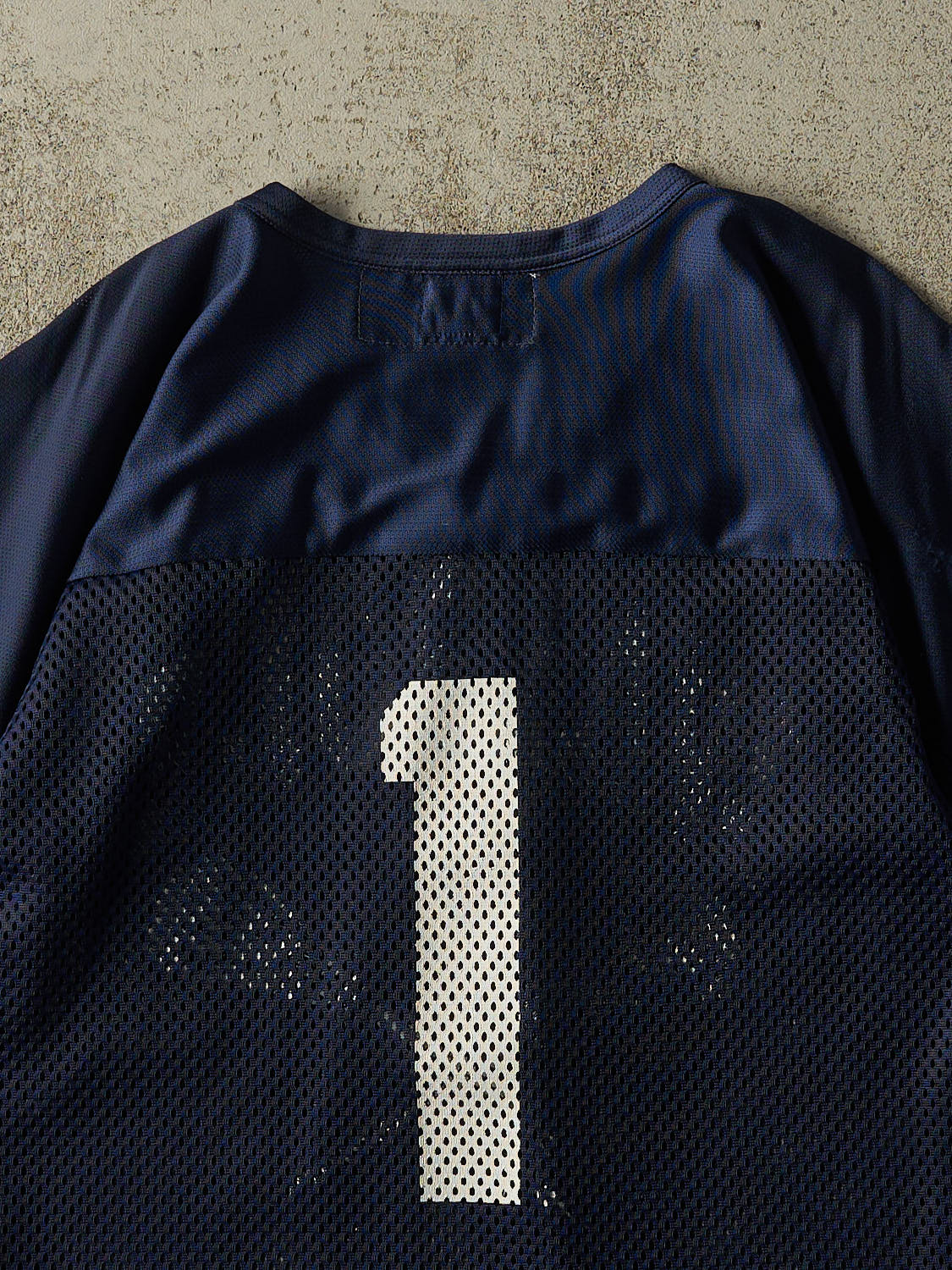 Vintage 90s Navy Blue Walpole Lacrosse Cropped Jersey (S)