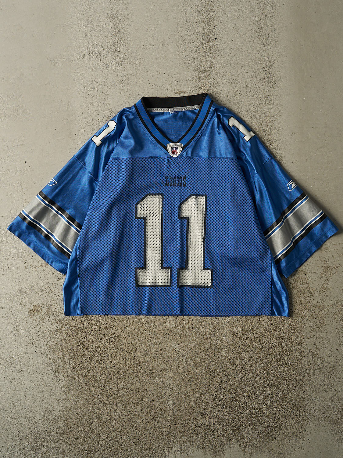 Vintage Y2K Blue Detroit Lions #11 Williams Football Jersey (XL)