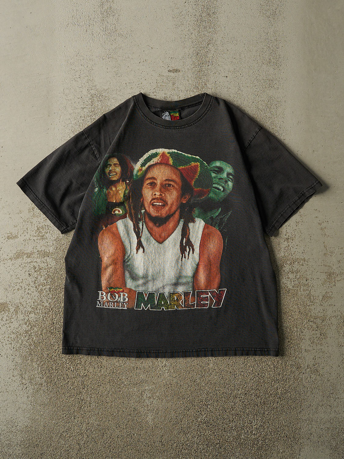 Vintage 90s Faded Black Bob Marley Tee (M/L)