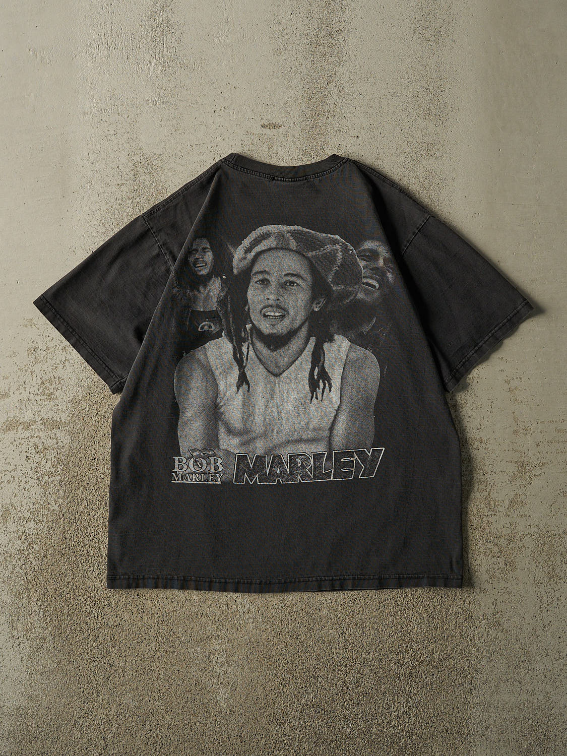 Vintage 90s Faded Black Bob Marley Tee (M/L)