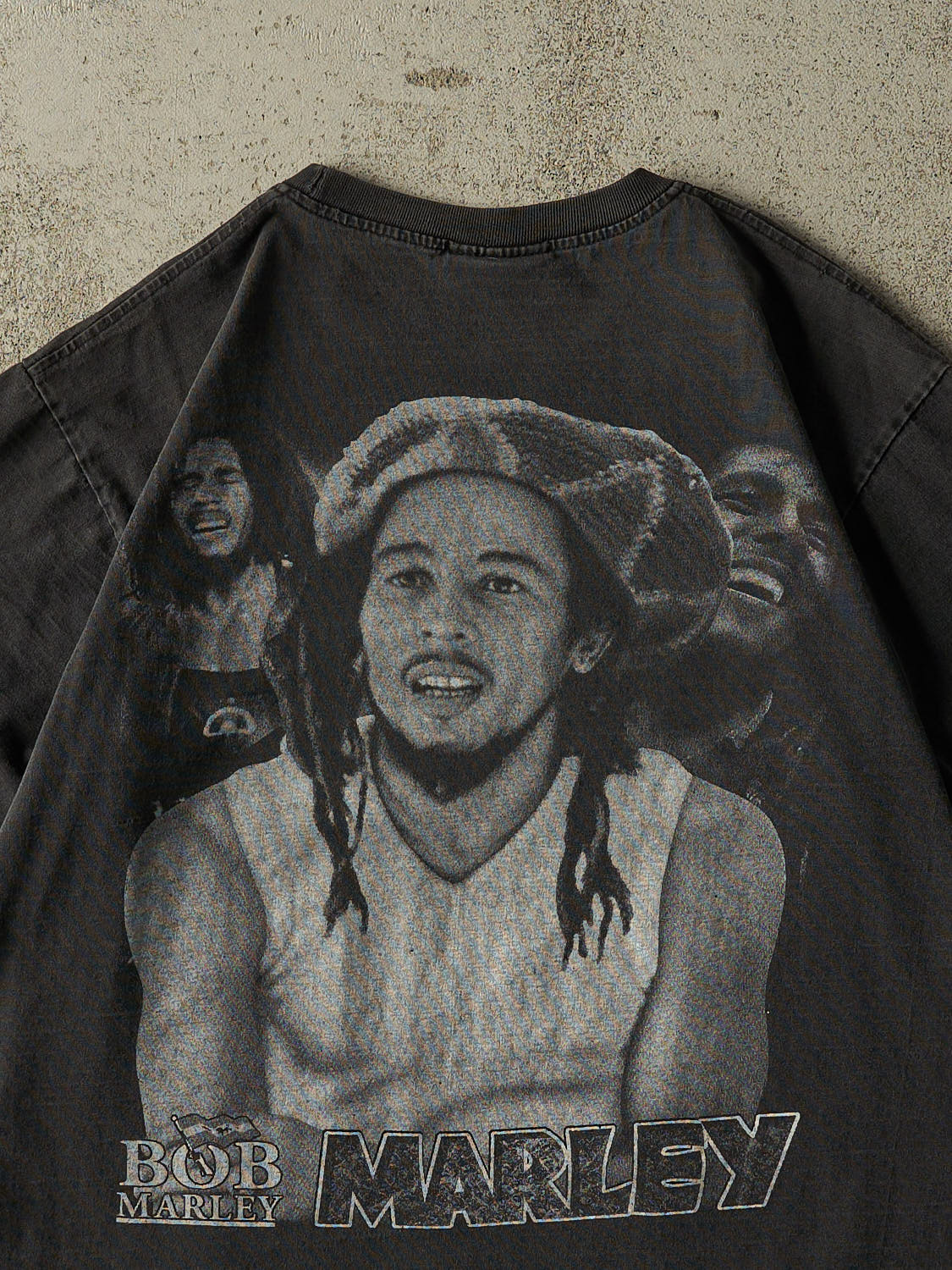 Vintage 90s Faded Black Bob Marley Tee (M/L)
