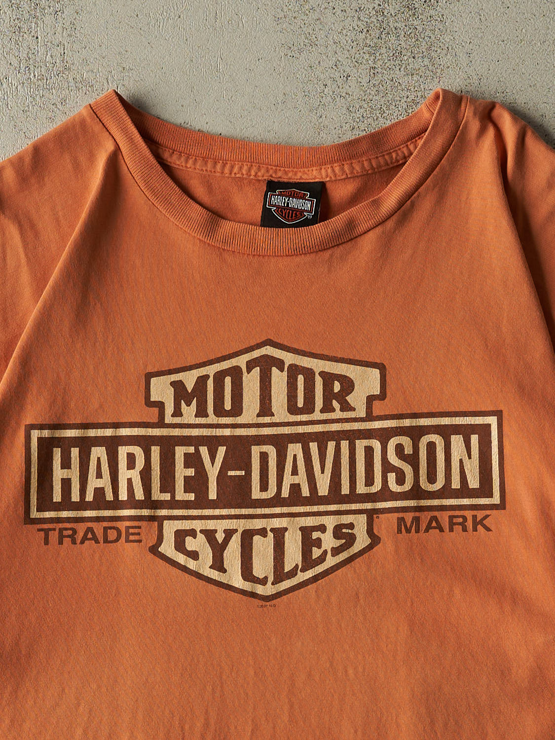 Vintage 07' Orange Harley Davidson Costa Rica Tee (XXL)