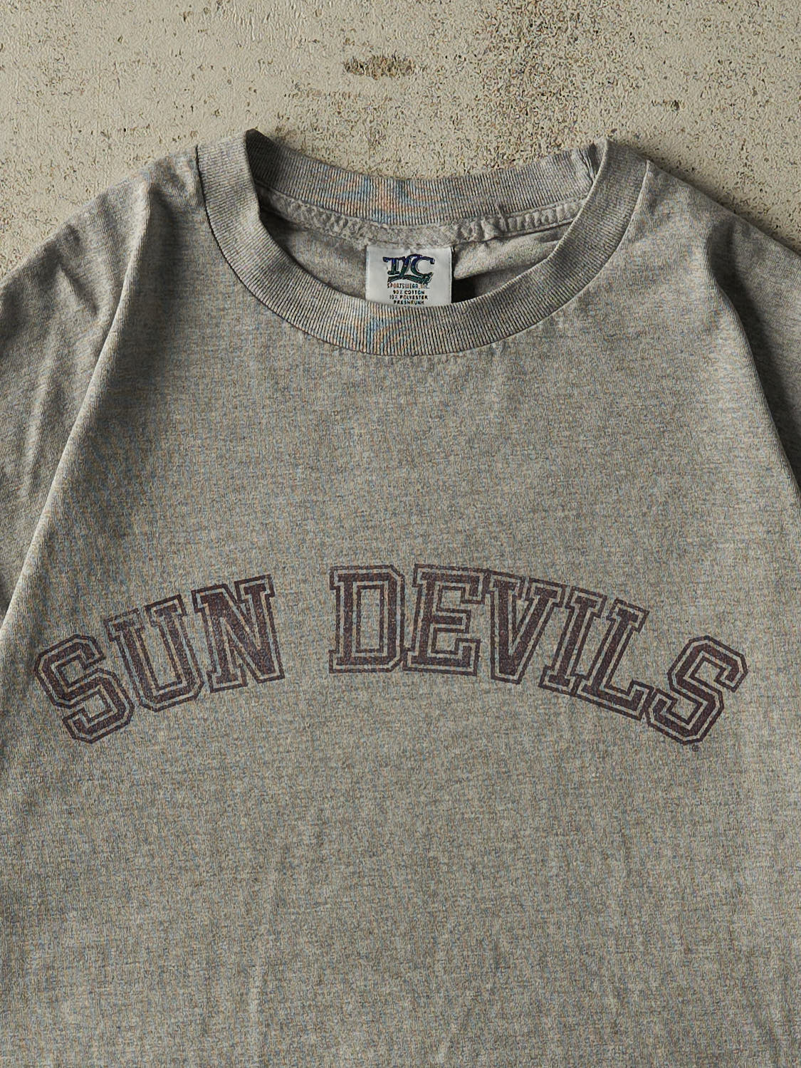 Vintage Y2K Grey Arizona State University Sun Devils Tee (L)