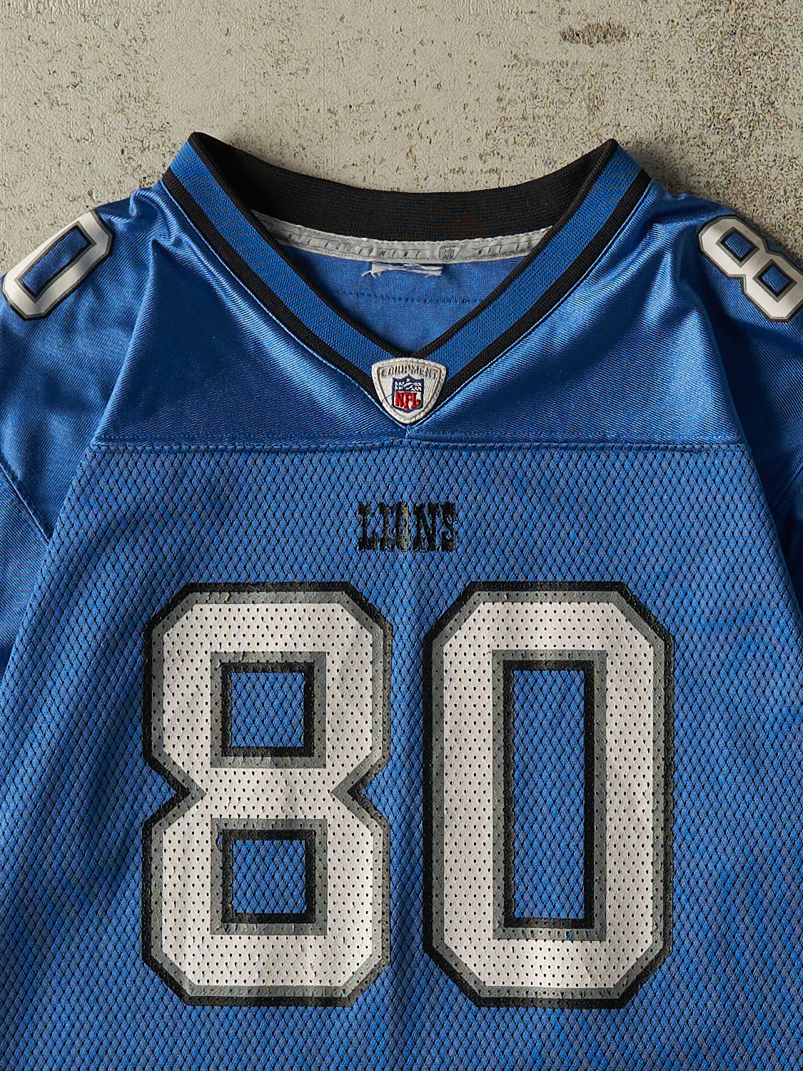 Vintage Y2K Blue Detroit Lions #80 C. Rogers Football Jersey (XS/S)
