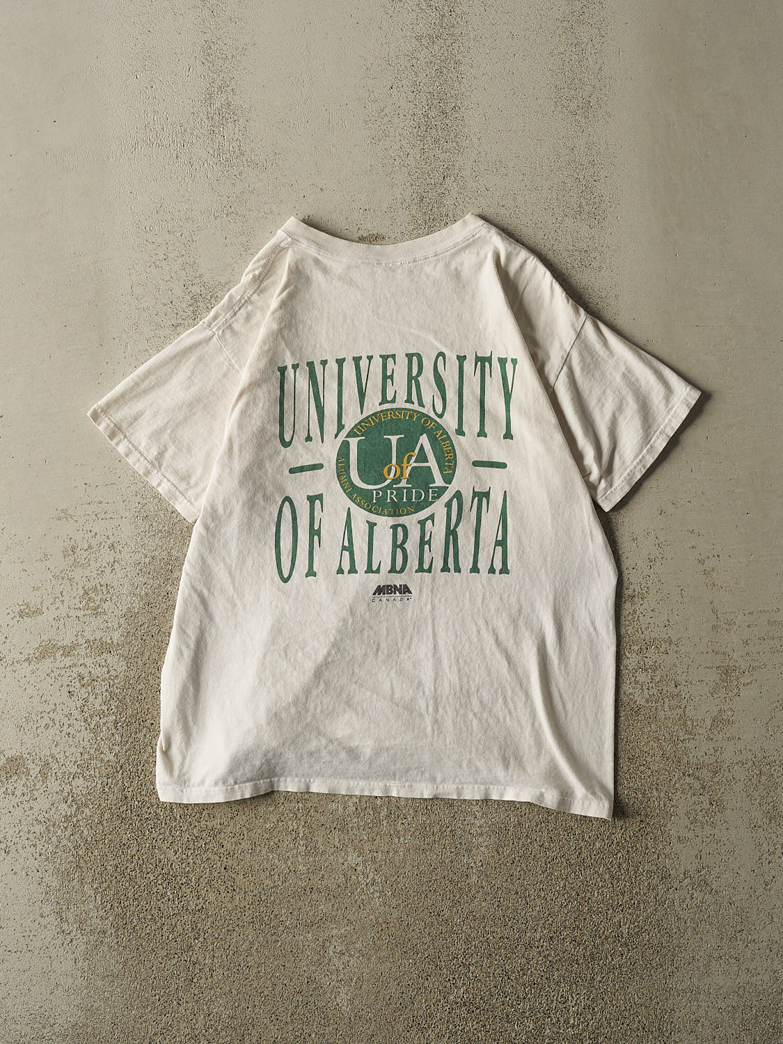 Vintage 90s White University of Alberta Tee (M)